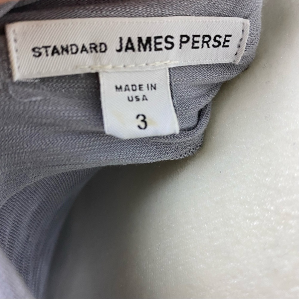 James Perse Cross Front Bare Shoulder Top Sail - Picture 5 of 10